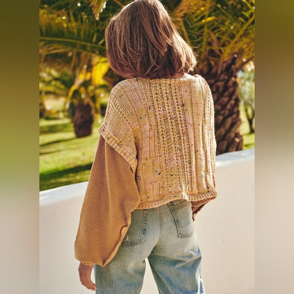 Free People Oversized Sweater Small/medium - Picture 6 of 10